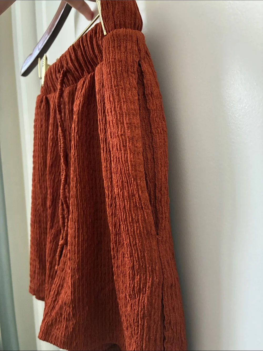 Like-New Orange Matching Short Set